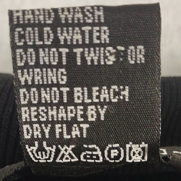 Ziani Couture Rayon, Nylon Black Top With Flora Embroidery. Size Medium - Picture 11 of 11